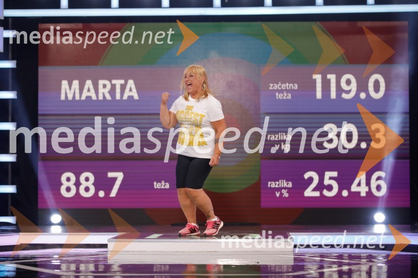  Marta Kepic, tekmovalka, The Biggest Loser Slovenija 2018The Biggest Loser Slovenija, finalna oddaja