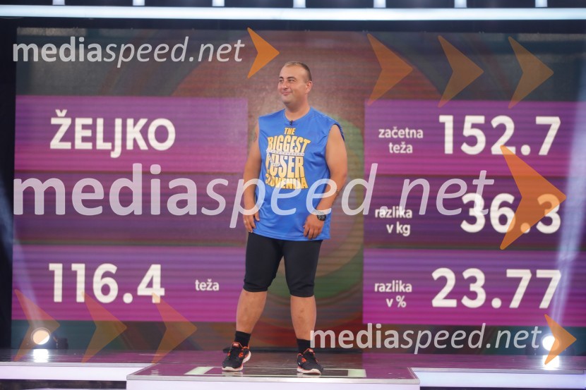  Željko Živković, tekmovalec, The Biggest Loser Slovenija 2018The Biggest Loser Slovenija, finalna oddaja