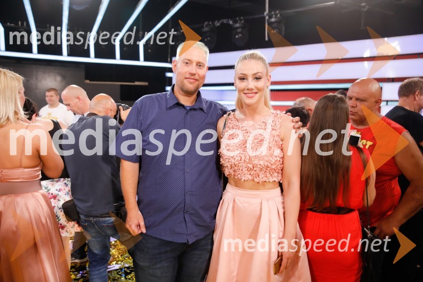  Henrik Lutz, tekmovalec The Biggest Loser Slovenija;   Indira Ekić, Indy beautyThe Biggest Loser Slovenija, finalna oddaja