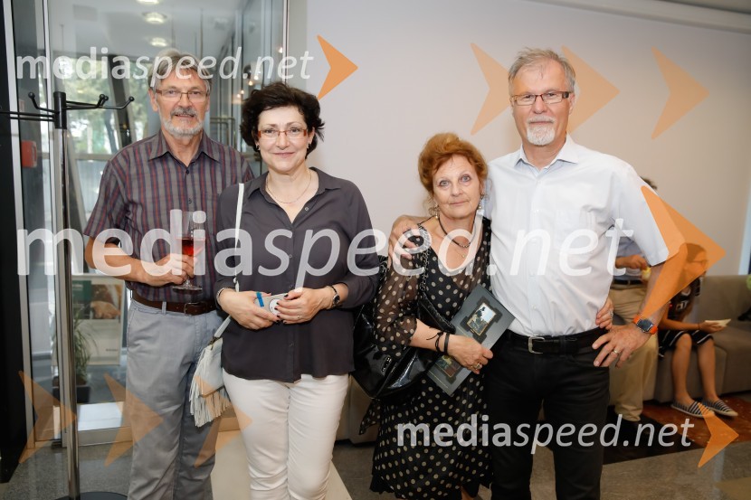 dr.  Ferdinand Šerbelj, muzejski svetnik;  Mateja Meden Šerbelj;  Tatjana Bensa;  Bruno  Bensa, Omega Consult d.o.o.Irwin: Iz kolekcije Matjaža Gantarja in Adriatica Slovenice, otvoritev razstave v Galeriji AS