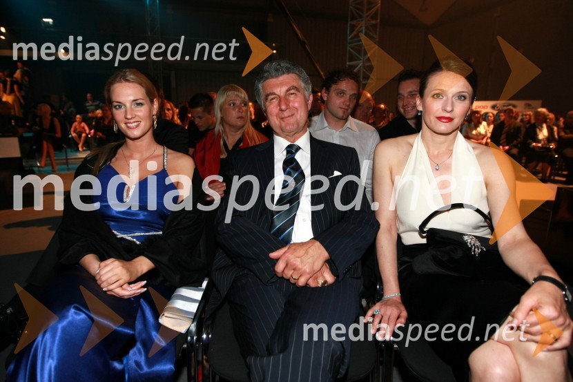 Snježana Lončarevič, Miss Universe Hrvaške 2008, Vladimir Kraljevič, lastnik licence Miss Universe Hrvaška s spremljevalkoMiss Universe Slovenije 2008