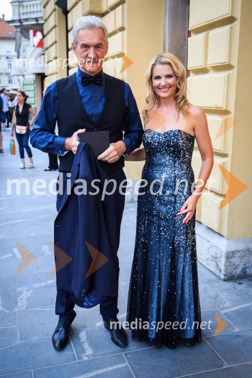  Slavko Bobovnik, novinar in TV voditelj;  Bernarda Žarn, voditeljicaGala koncert Poletna noč 2018