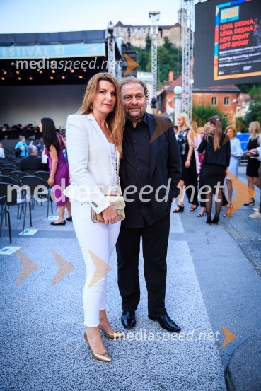  Janja Lamberger;  Darko  Brlek, direktor in umetniški vodja, Festival LjubljanaGala koncert Poletna noč 2018