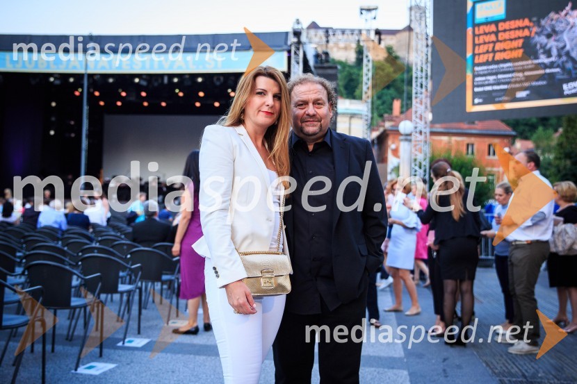  Janja Lamberger;  Darko  Brlek, direktor in umetniški vodja, Festival LjubljanaGala koncert Poletna noč 2018