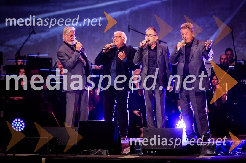  Dare Hering, glasbenik;  Oto Pestner, pevec;  Tomaž Kozlevčar, glasbenik;  Marjan Petan, glasbenikGala koncert Poletna noč 2018