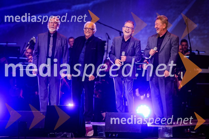  Dare Hering, glasbenik;  Oto Pestner, pevec;  Tomaž Kozlevčar, glasbenik;  Marjan Petan, glasbenikGala koncert Poletna noč 2018