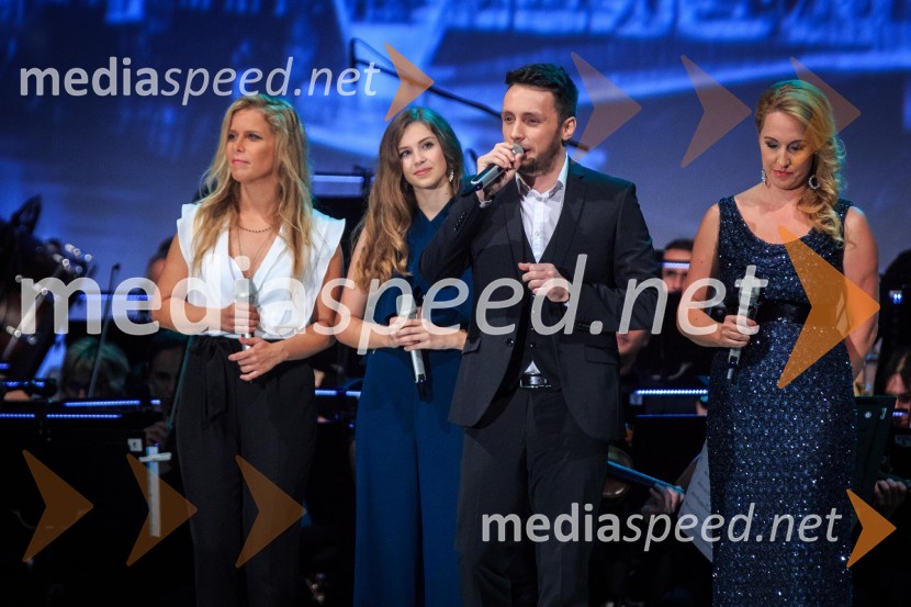  Anika Horvat, pevka;  Saša Lešnjek, pevka, igralka;  Alex Volasko, pevec;  Eva  Hren, pevkaGala koncert Poletna noč 2018