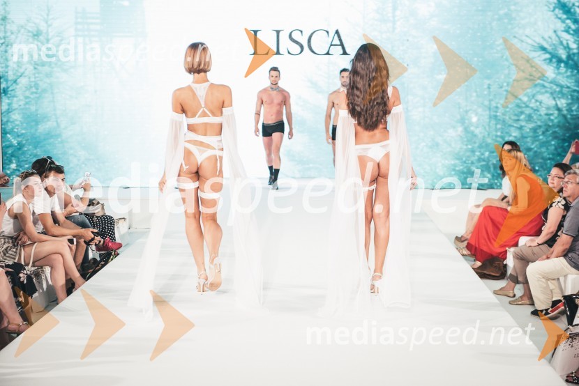   Zlata  Okugić, manekenka;  Antea Valenta, manekenkaLisca predstavila kolekcijo pomlad - poletje 2019