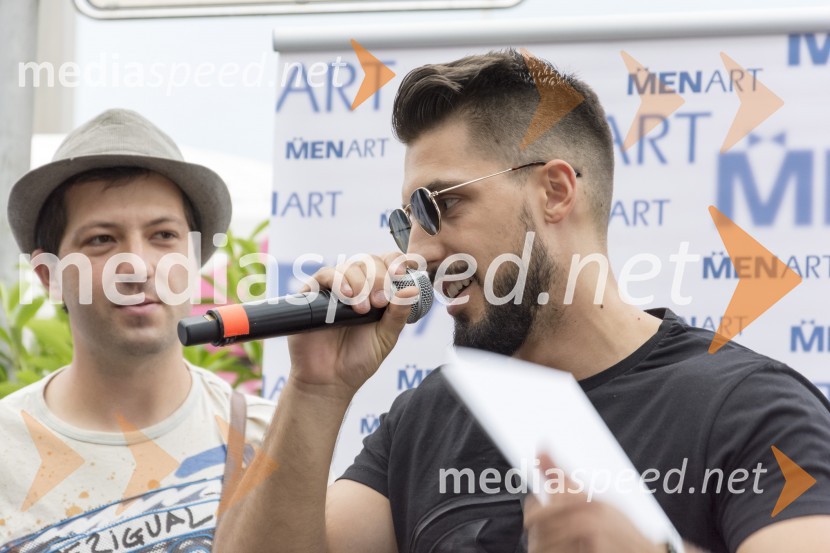  Damjan Jović, glasbeni producent;  Challe Salle, glasbenikPodelitev glasbenih nagrad založbe Menart