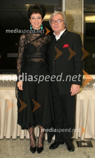 Pevka Jadranka Juras in Lado Leskovar, pevec in ambasador UNICEF-a10.obletnica Amway Slovenija