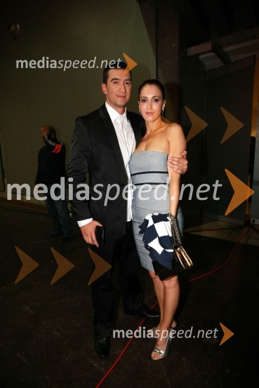 Marko Potrč in Lili Žagar, voditelja oddaje Svet na Kanalu AMiss Universe Slovenije 2008