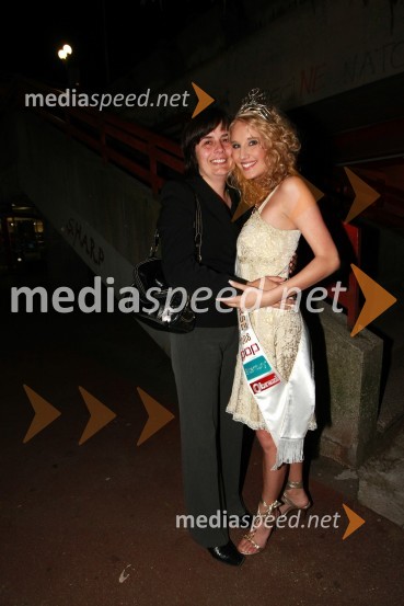 Anamarija Avbelj, Miss universe Slovenije 2008 z mamoMiss Universe Slovenije 2008