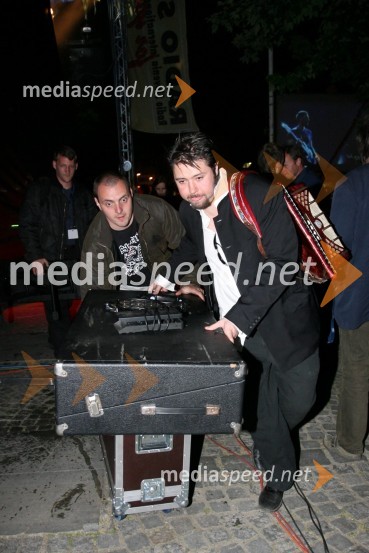 Gal Gljun, član skupine Gal in GaleristiCircom open air koncert