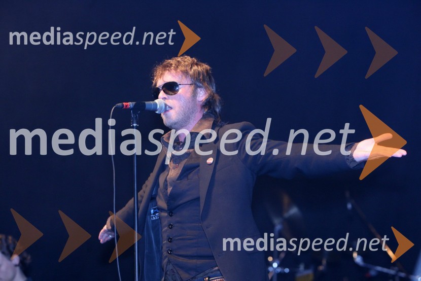 Grega Skočir, član skupine Big Foot MamaCircom open air koncert