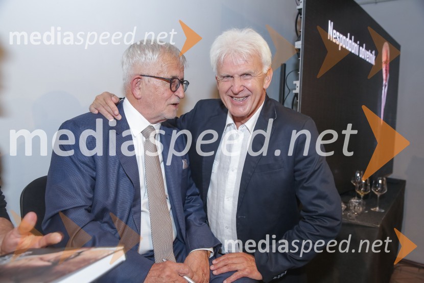 dr. Peter  Čeferin, pravnik, pisatelj;  Andrej Šifrer, glasbenikNespodobni odvetnik, predstavitev biografije Petra Čeferina