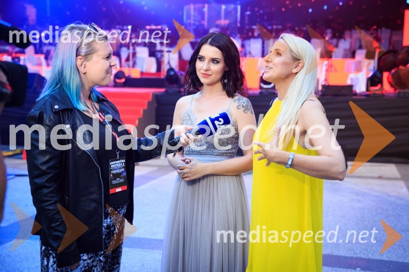  Tanja Divac, novinarka;  Maja Keuc, pevka;  Katarina Habe, KatrinasSimfonična ekstaza 2, unikatni glasbeni spektakel