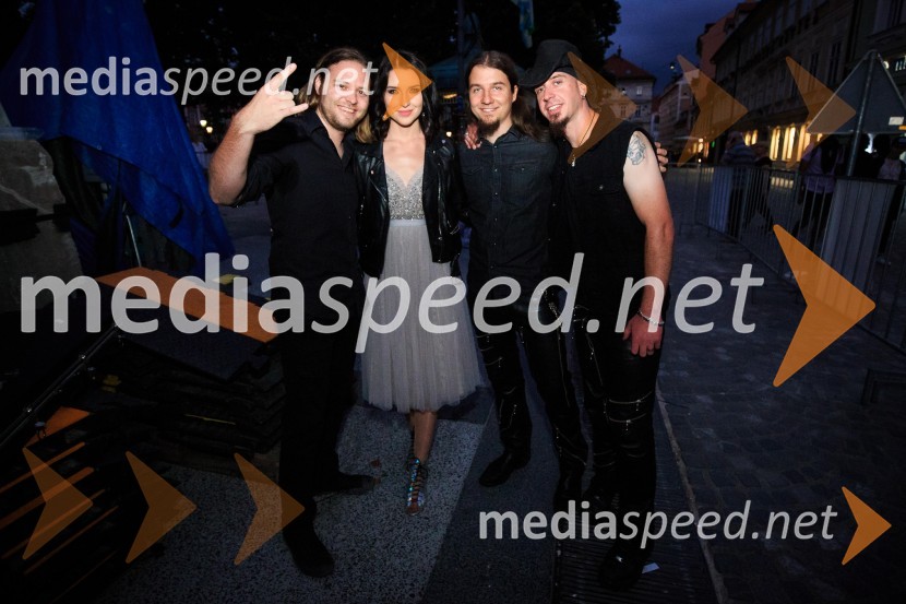  Matej Sušnik, King Foo, basist;  Maja Keuc, pevka;  Benjamin Kic, skupina Metalsteel;  Rok Tomšič, skupina MetalsteelSimfonična ekstaza 2, unikatni glasbeni spektakel