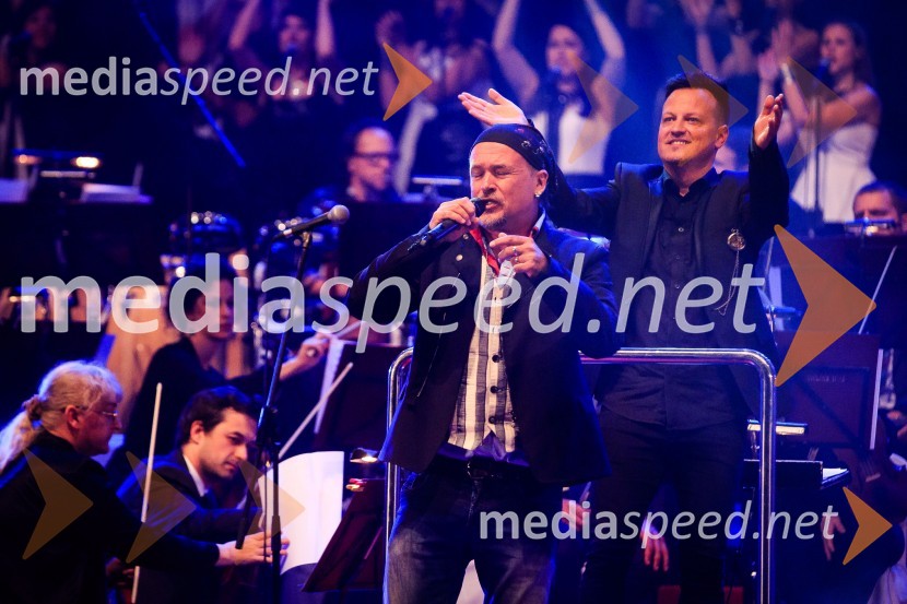  Zlatan Stipišić - Gibonni, pevec;  Rok Golob, skladatelj, dirigent in aranžer, King FooSimfonična ekstaza 2, unikatni glasbeni spektakel