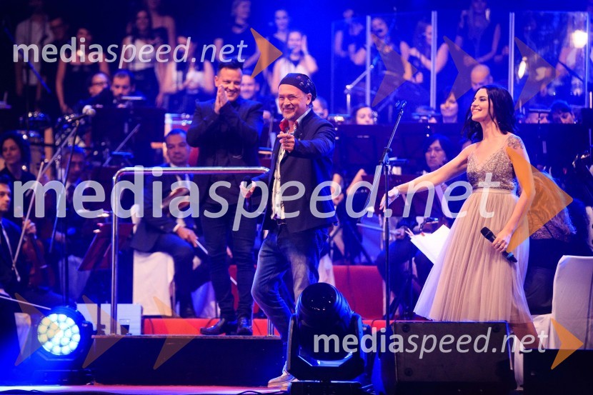  Rok Golob, skladatelj, dirigent in aranžer, King Foo;  Zlatan Stipišić - Gibonni, pevec;  Maja Keuc, pevkaSimfonična ekstaza 2, unikatni glasbeni spektakel