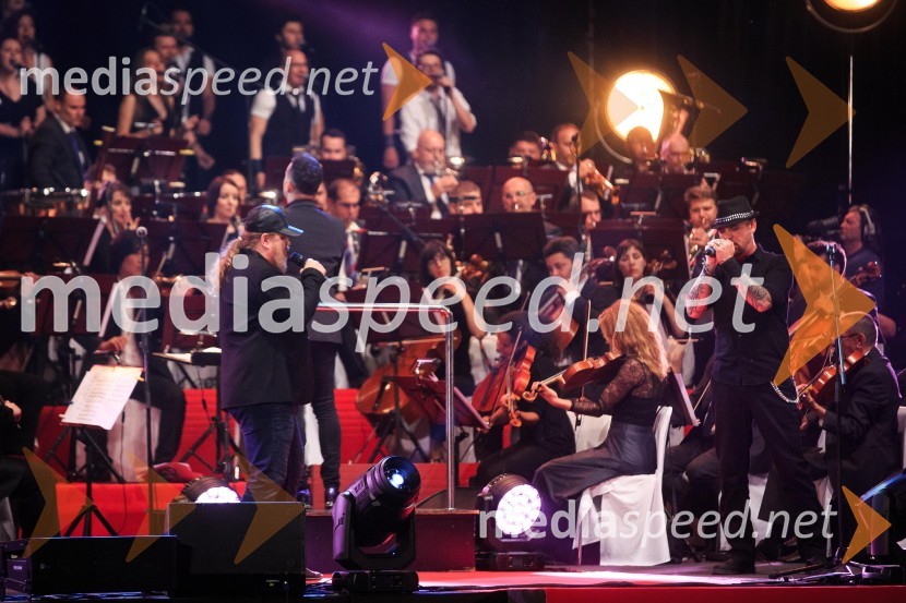  Tomislav  Jovanović - Tokac, pevec skupine Dan D;  Tomi Meglič, glasbenik, pevec skupine SiddhartaSimfonična ekstaza 2, unikatni glasbeni spektakel