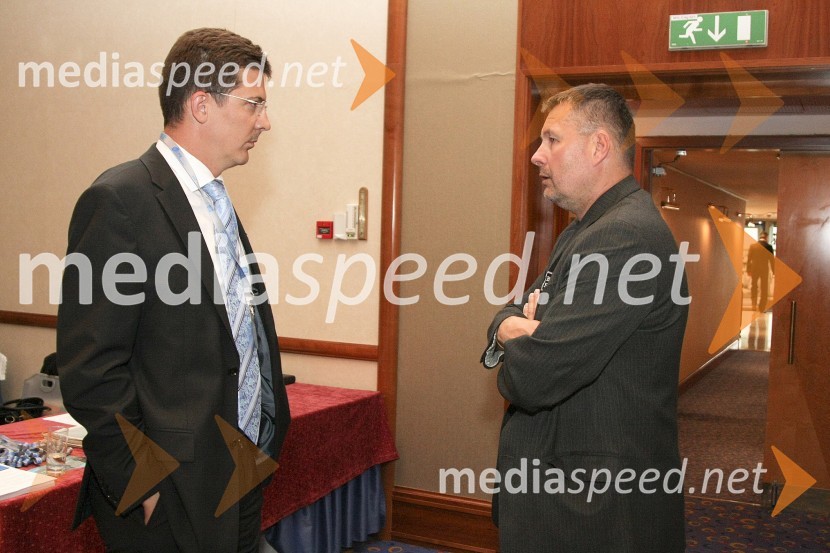 Božidar Novak, partner in svetovalec v komunikacijski skupini SPEM in Bojan Požar, glavni in odgovorni urednik spletnega časopisa Požareport6. Mednarodna konferenca prakse v komuniciranju