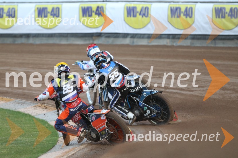  Emil Sayfutdinov, speedwayist (Rusija);  Matej Žagar, speedwayist (Slovenija)Žagar s petimi točkami iz Horsensa