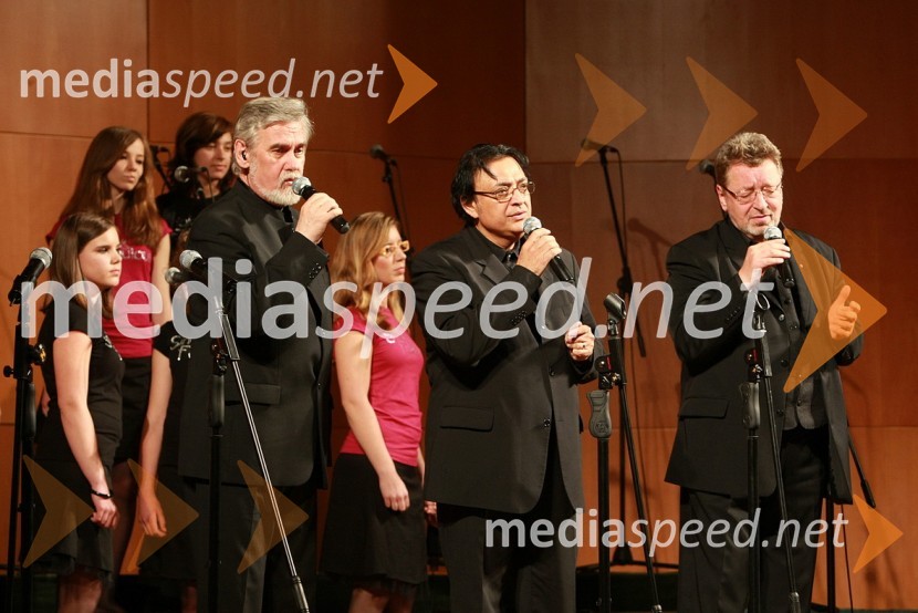 Dare Hering, Oto Pestner in Marijan Petan, New Swing QuartetSlavnostni koncert ob 40 - letnici New Swing Quartet