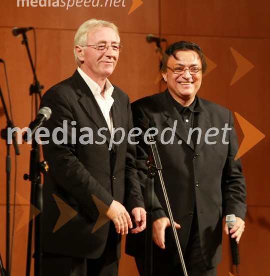 Oliver Dragojevič, hrvaški pevec in Oto Pestner, New Swing QuartetSlavnostni koncert ob 40 - letnici New Swing Quartet