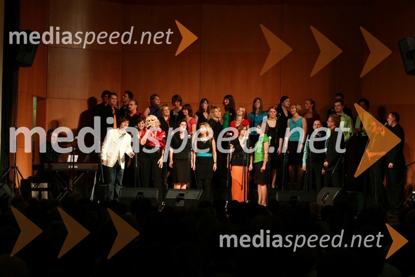 Perpetuum jazzile in Alenka Godec, pevkaSlavnostni koncert ob 40 - letnici New Swing Quartet