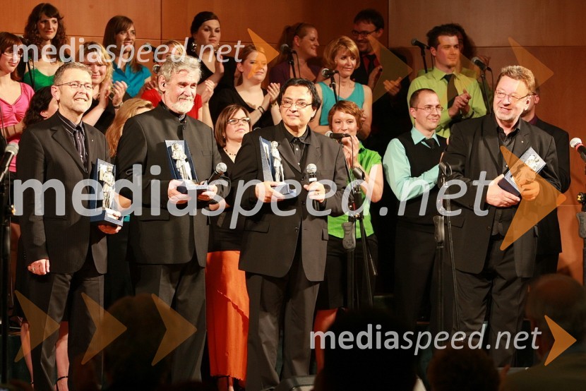 Tomaž Kozlevčar, Dare Hering, Oto Pestner in Marijan Petan, New Swing QuartetSlavnostni koncert ob 40 - letnici New Swing Quartet