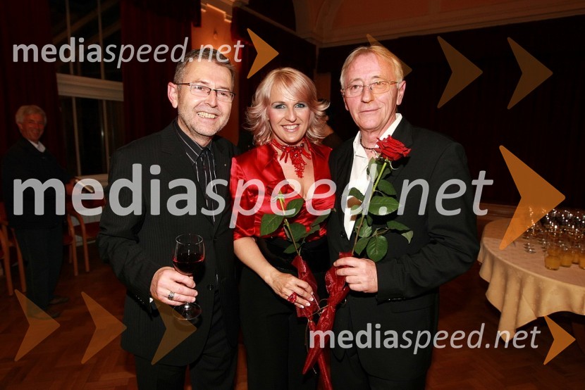 Tomaž Kozlevčar, New Swing Quartet, Alenka Godec, pevka in Oliver Dragojevič, hrvaški pevecSlavnostni koncert ob 40 - letnici New Swing Quartet