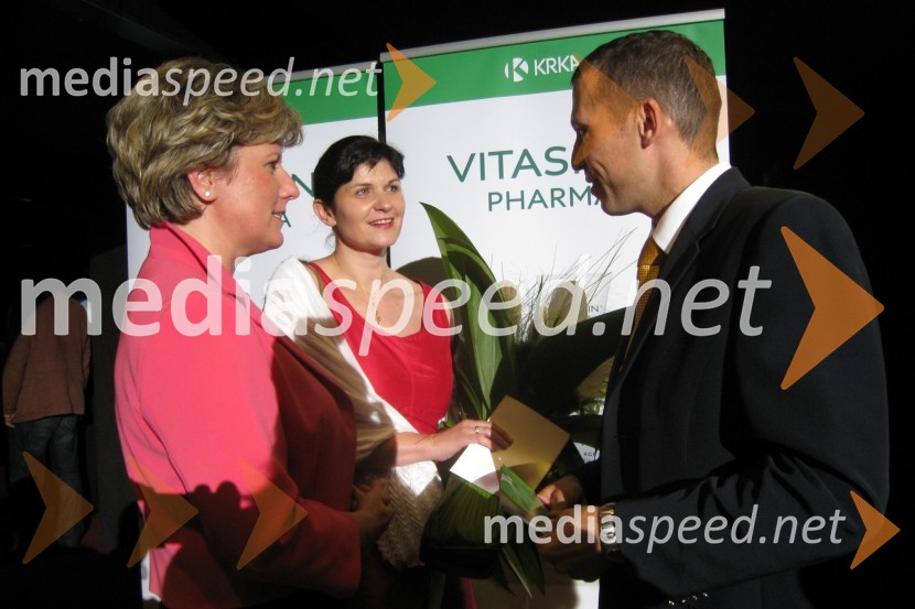 Elizabeta Suhadolc, direktorica marketinga in direktorica programa za farmacevtiko Krka d.d., dr. Leja Dolenc Grošelj, vodja laboratorija za motnje spanja na Inštitutu za klinično nevrofiziologijo Kliničnega centra v Ljubljani in Znanstvenica leta 2008 in Samo Komel, direktor programa Samozdravljenje in kozmetika v KrkiZnanstvenica leta 2008