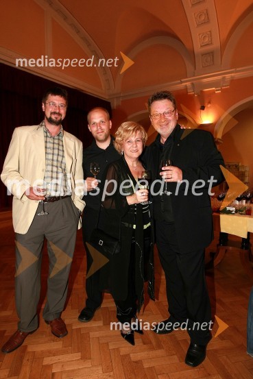 Marijan Petan, New Swing Quartet s soprogo Majdo in sinovoma Andrejem in MarkomSlavnostni koncert ob 40 - letnici New Swing Quartet