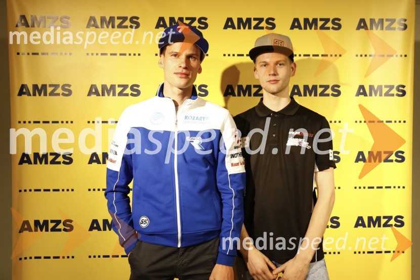  Matej Žagar, speedwayist (Slovenija);  Nick Škorja, speedwayist (AMTK Ljubljana)SPEEDWAY: ZAKLJUČEK DP V LENDAVI