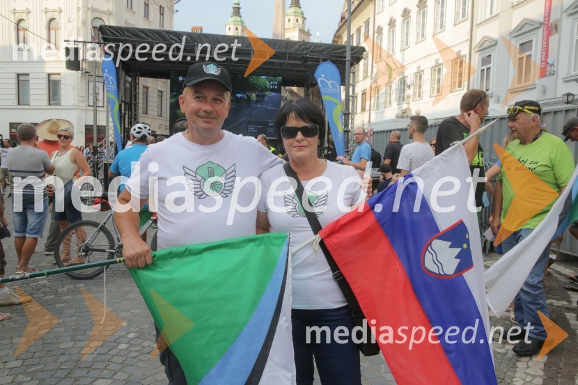  Leopold Roglič;  Anita RogličSprejem kolesarja Primoža Rogliča