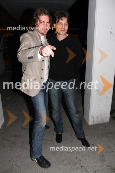 Vlado Pilja (Lepi Dasa), pevec in Vlado Kalember, hrvaški pevecKoncert leta 2008