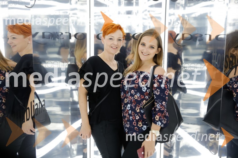  Natalija Dečman, predstavnica znamk Catrice in Essence;  ... Orsay, otvoritev prenovljene poslovalnice