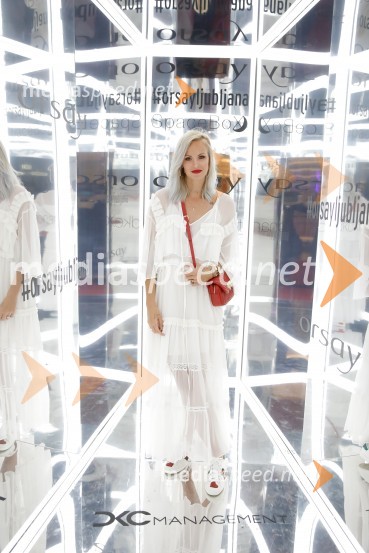  Tjaša  Kokalj Jerala, manekenka, voditeljicaOrsay, otvoritev prenovljene poslovalnice