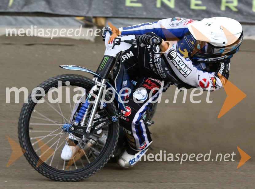  Matej Žagar, speedwayist (Slovenija)Organizatorji in slovenska voznika pred dirko za VN Slovenije v Krškem zelo optimistični