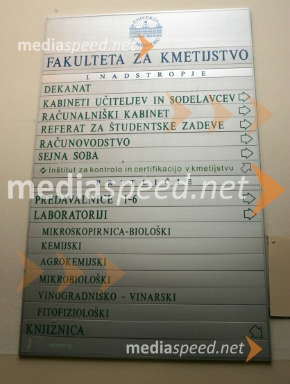 Fakulteta za kmetijstvo, Univerza v MariboruMaribor, Slovenija