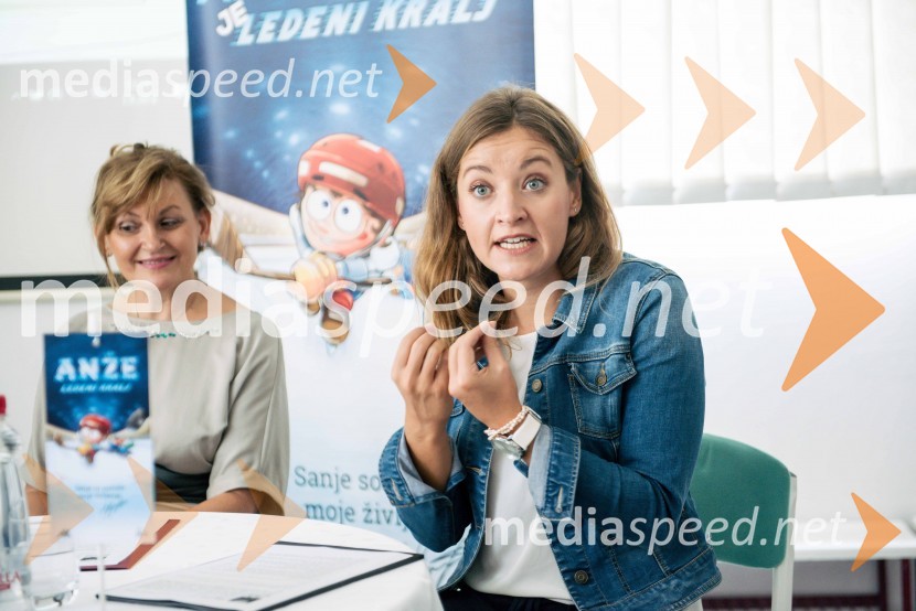  Andreja Kavčič, DZS;  Anja Hlača Ferjančič, novinarka, RTVSvojo slikanico je dobil tudi Anže Kopitar