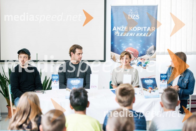  Matej  de Cecco, ilustrator;  Anže Kopitar, hokejist, LA Kings;  Andreja Kavčič, DZS;  Anja Hlača Ferjančič, novinarka, RTVSvojo slikanico je dobil tudi Anže Kopitar