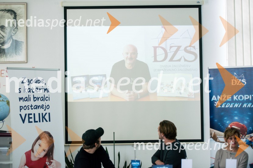  Matej  de Cecco, ilustrator;  Primož Suhodolčan, otroški in mladinski pisatelj;  Anže Kopitar, hokejist, LA Kings;  Andreja Kavčič, DZSSvojo slikanico je dobil tudi Anže Kopitar