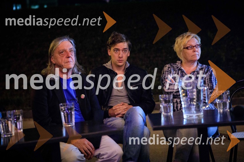  Andrej Rozman Roza,  igralec, pisatelj;  Daniel Day Škufca, režiser; mag. Neda Rusjan Bric, režiserkaJaz, umetnik. Jaz, državljan., predstavitev 63. sezone SMG