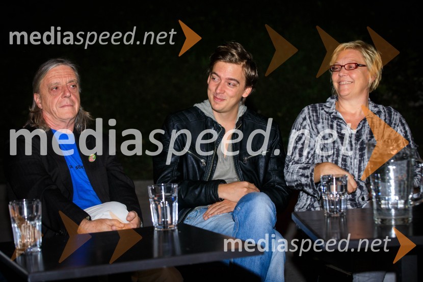  Andrej Rozman Roza,  igralec, pisatelj;  Daniel Day Škufca, režiser; mag. Neda Rusjan Bric, režiserkaJaz, umetnik. Jaz, državljan., predstavitev 63. sezone SMG