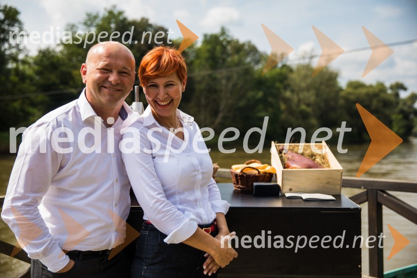  Janez Janko Kodila, direktor Kodila d.o.o.;  Helena  Kodila, Kodila d.o.o.Gourmet Over Mura 2018, predstavitev projekta