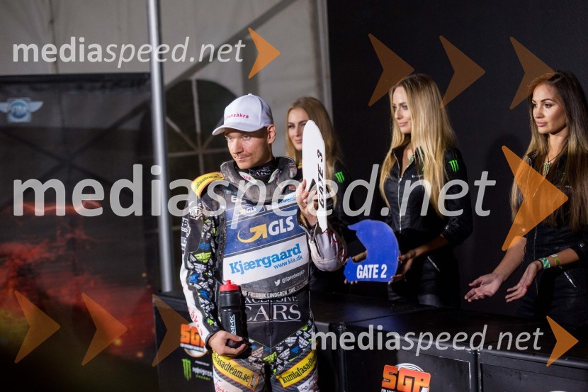  Fredrik  Lindgren, speedwayist (Švedska)VN Slovenije Poljaku Dudku, Slovenci srčno, a brez točk