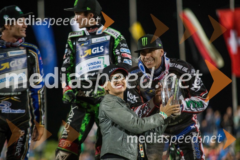  Greg  Hancock, speedwayist (ZDA)VN Slovenije Poljaku Dudku, Slovenci srčno, a brez točk