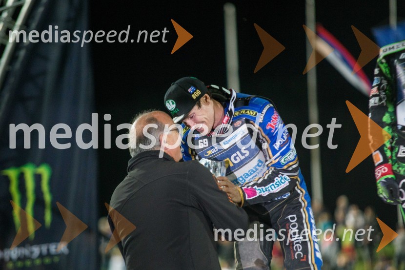  Jason Doyle, speedwayist (Avstralija)VN Slovenije Poljaku Dudku, Slovenci srčno, a brez točk