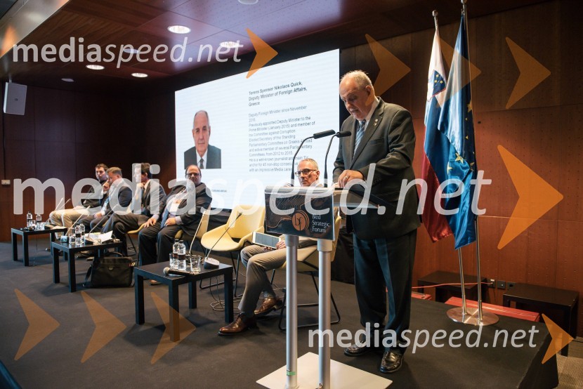  Terens – Nikolaos  Quick, novinar in politik13. Strateški Forum, otvoritev